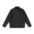 Black Triple Cross Half Zip Sweatshirt