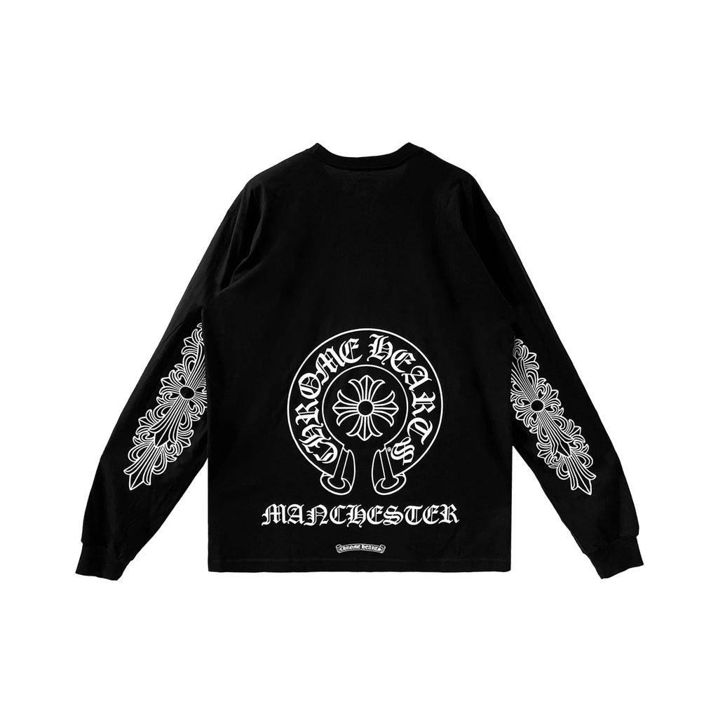 Manchester Exclusive Horseshoe Long Sleeve T-Shirt Tee